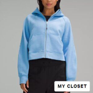 Lululemon Scuba Oversized Full-Zip Hoodie XS/S Aero Blue